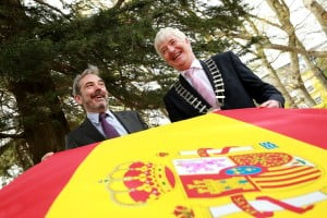 Gonzalo Ceballos MD, Spanish Tourist Board and President of the Irish Travel Agents Association, Martin Skelly. 