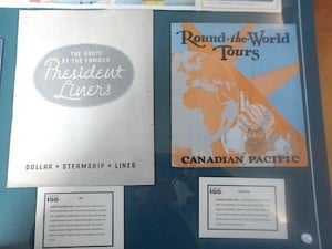 Dollar Steamship Lines’ round the world cruises in 1925 and Canadian Pacific round the world cruise on 16th February 1934