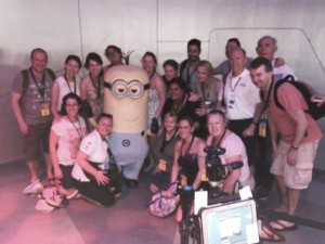 The group visit to Despicable Me