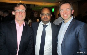 Kevin Toland-CEO-Dublin Airport with Michael Yohhanes-Ethiopian Airlines and vvvvxvxv,Dublin Airport.