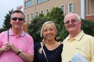 The Northern Ireland agents,Peter johnson-Knock Travel,Sarah Cunningham-Dunlop Trael and Brian Gillespie-Oasis Travel.