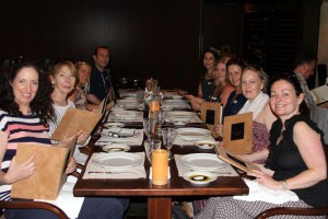 Dining on-board Giovannis were Norma Tolefe-WTC,Phyllis Walters-Travel Counsellor,