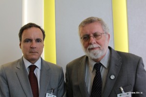 Luiz Cesar Gasser,Minster Counsellor and H.E.Alfonso Jose Seana  Cardoso,the Ambassador to Ireland.