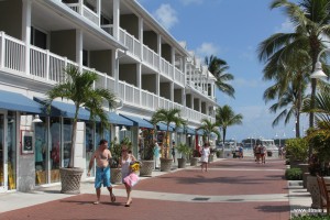 The adjacent Westin Hotel pier and shops.