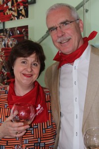 Clare Dunne,The Travel Broker and John Galligan,John Galligan Travel were at the San Fermin function .