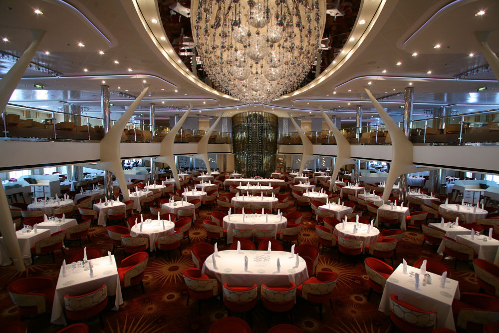 Grand Cuvee Dining Room on Celebrity Silhouette. 