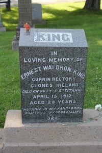 The grave of an Irishman.