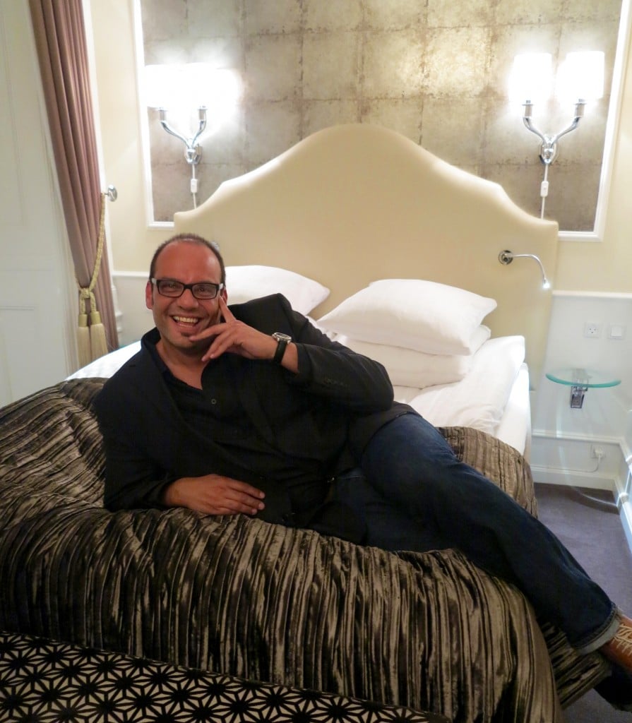 Peter Friedrich, Travelcube feeling 'relaxed' in the Phoenix Hotel, Copenhagen.