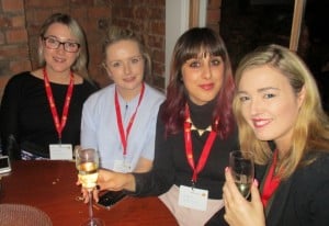 Michelle McCabe,Elaine McManus,Shakira Marjara and Fiona Flood all from Club Travel at the Swiss event.