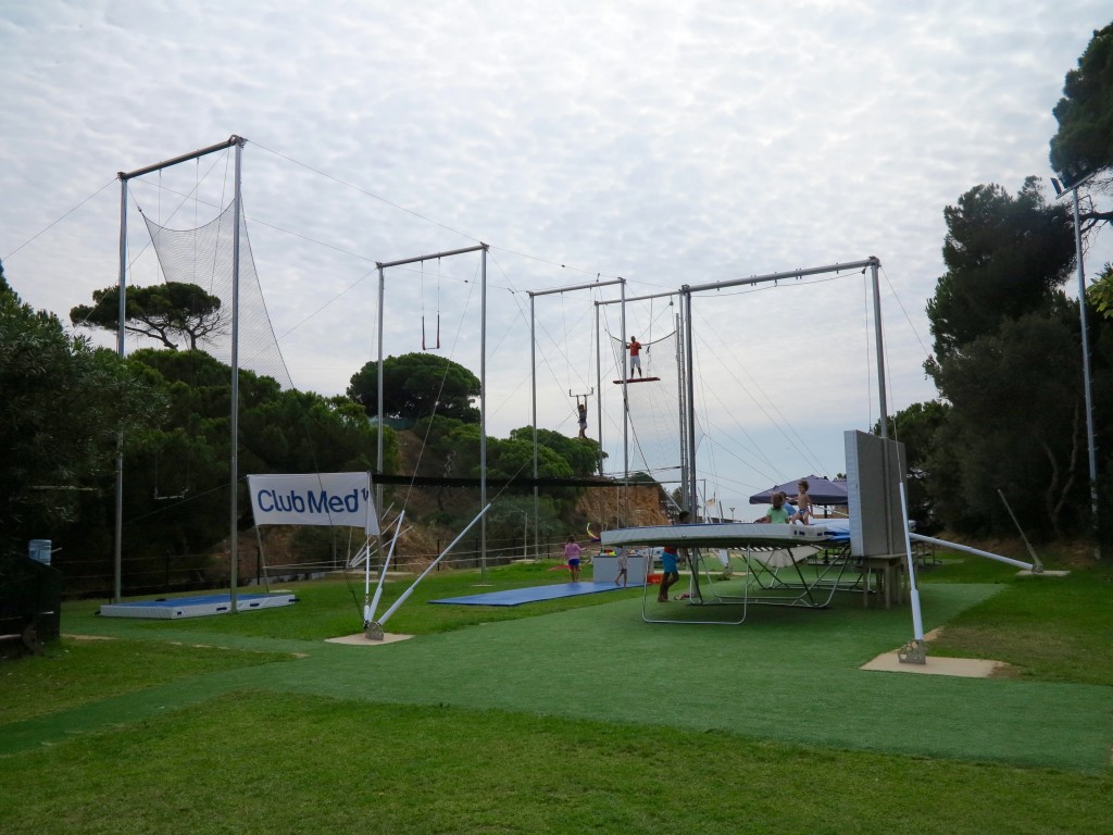 Flying Trapese Station at Club Med da Balaia