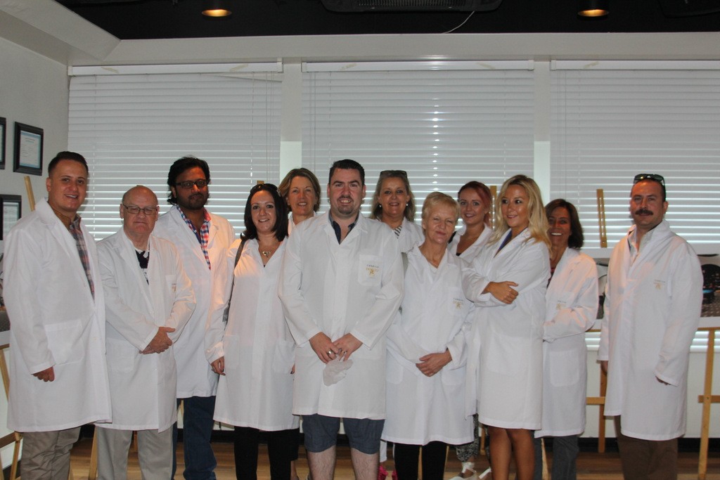 It was white coats for all at the flight catering with Do &Co.