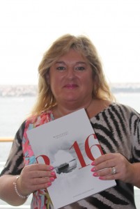 Amanda Middler,Silversea on -board Silver Wind in Istanbul.