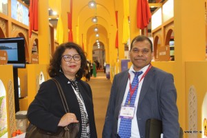 Roma  Singh,Regional Director and Raj Singth were promoting Incredible India at WTM-2015. 