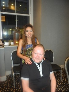Eric Patterson, Travel PR, gets the treatment from Anny, Orchid Thai Massage
