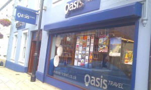 Oasis Travel head office at 28-30 Railway Street, Lisburn