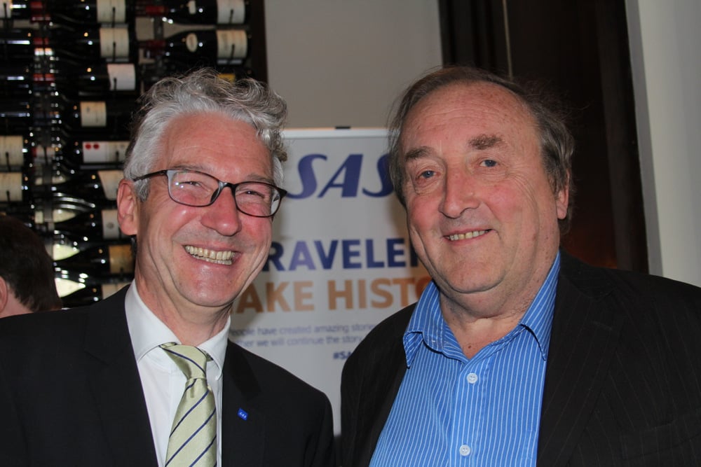 Alan Sparling,SAS welcomes Liam Lonergan, Club Travel to the lunch.