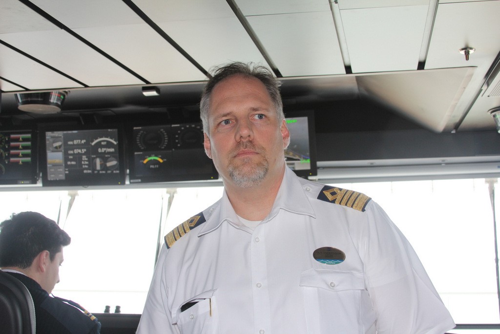Captain Gus Andersson is the Captain of the Harmony of the Seas.