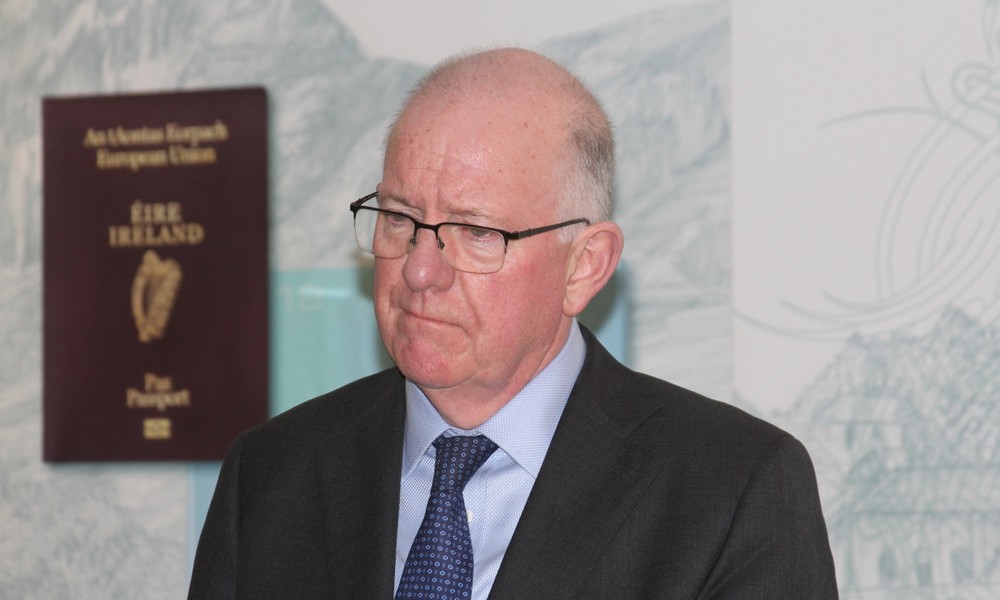 Charlie Flanagan T.D.,Minister for Foreign Affairs and Trade.