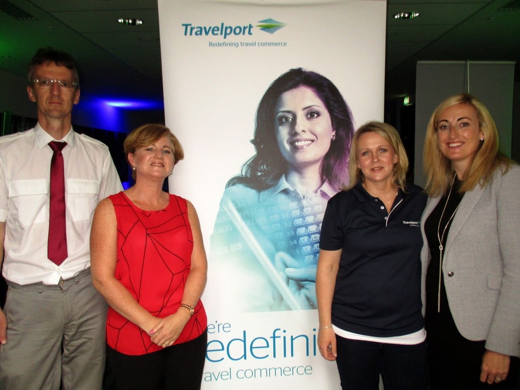 Jens Bachman-Air Canada, Tara Magee-British Airways,Sinead Reilly-Travelport and Aoife Gregg-United airlines.
