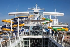 Royal Caribbean International's Harmony of the Seas, the world"s largest and newest cruise ship, previews in Southampton. The Perfect Storm