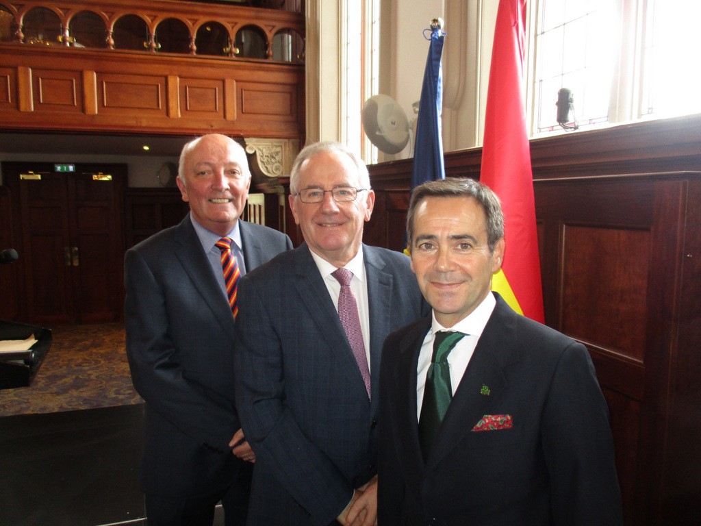Cormac Meehan-President of the ITAA,Pat Dawson and Antonio 