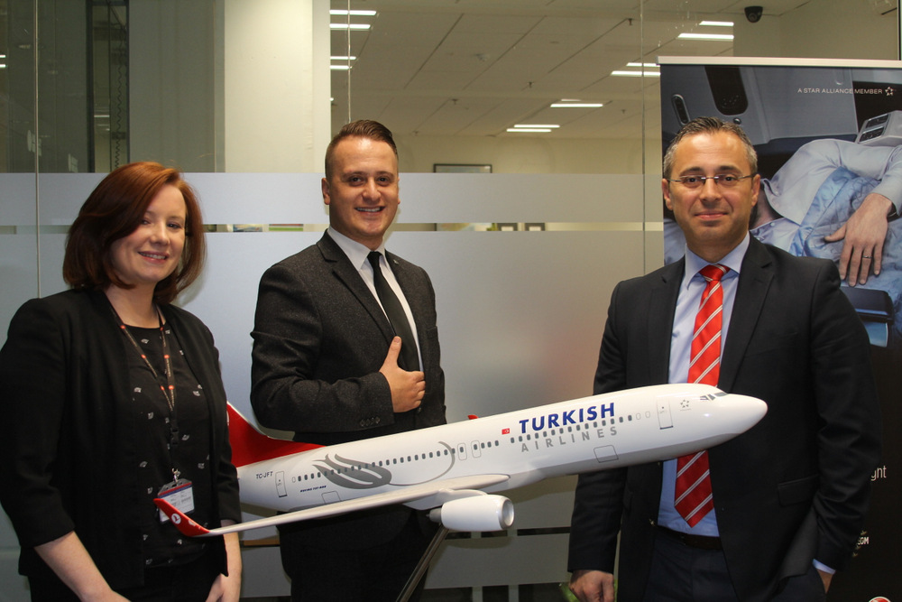 The Turksh airlines team ofvcvcvcvccv,Onur Gull and B