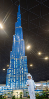 Burj Khalifa LGO repilica stands 17 metres tall