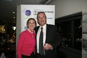 Stella Grant, O’Hanrahan Travel, with Niall McDonnell