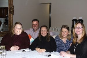 Rob Haynes, Red Tree Representation, with Tina Finnerty, Exploring Vacations, and Annette McCann, Helen Kelly, and Lisa Nahedh, Travel Counsellors