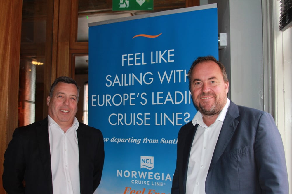 Nick Wilkinson,GM nortnern Europe and Christain Boll,MD Europe with NCL