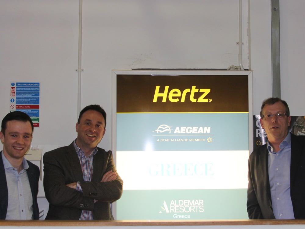 Hertz ,who were a sponsor of the evening were well represented by Jason Kearns,Enda O'Toole and Sean Boland.