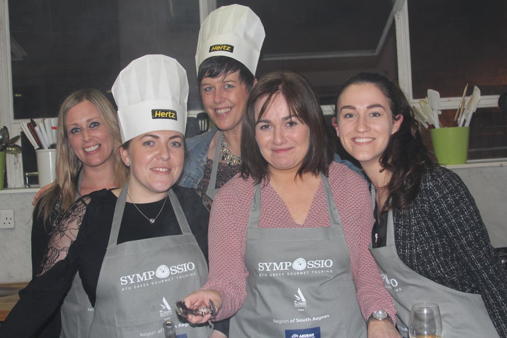 Neenan Travel were well represented by Jill Scully,Gina Smyth,Denise Egan,Aindri Hurley and Elisha Bernie at the Greek event.