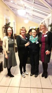 Denise Connaughton, Holiday Experts; Margaret Roper, Grenham Travel; and Avril McGrath, Corrib Travel; with Audrey Headon, Headon Representation