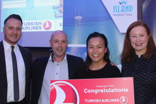 Onur Gul,Turkish Airlines:Brian McCarthy;Island Marketing;Angel Chua;Travelmood and Julienne Curran;Turkish Airlines.