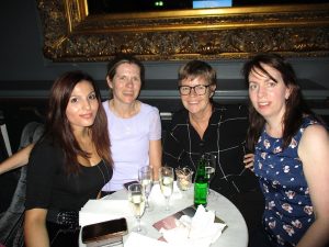 Club Travel: Irene Onarati, Caroline O’Brien, Kathleen Kinane, and Deirdre O’Hare