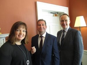 Aileen Martin, Sales Director, Hastings Hotels; Conor Wall, CIE Tours International; and Howard Hastings, Managing Director, Hastings Hotels