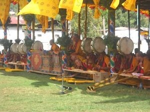 Buddhist festival in Paro