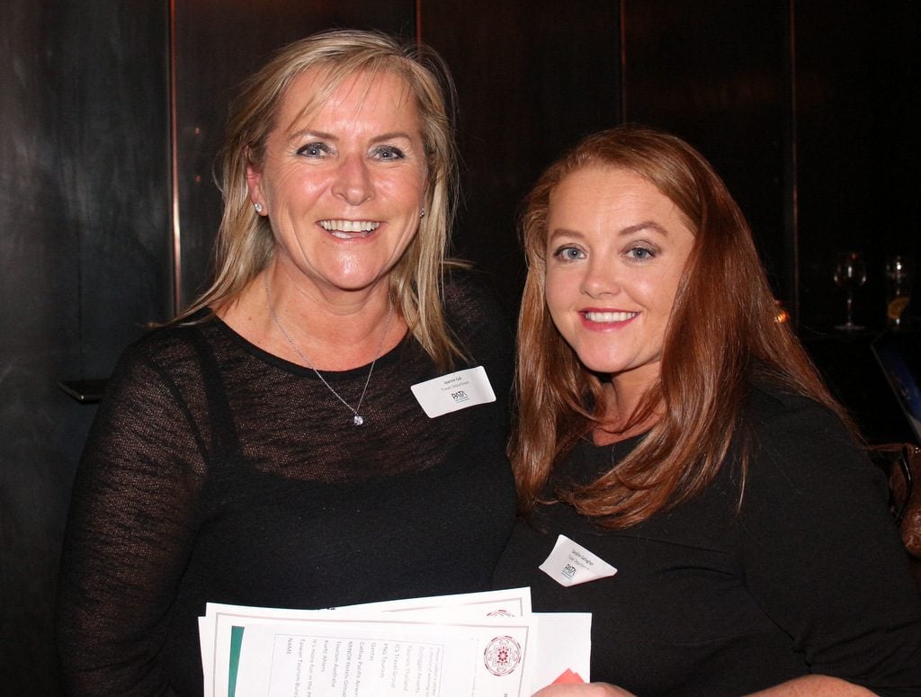 Joanne Coll and Caroline Gallagher from The Travel Department.
