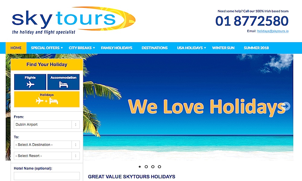 skytours travel ltd