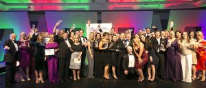 All the winners of 2017 Irish Travel Trade Awards celebrate on stage with the ITTN team