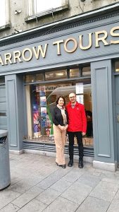 Jane Nevin, Arrow Tours, with Filippo Rocchi, Emirates 