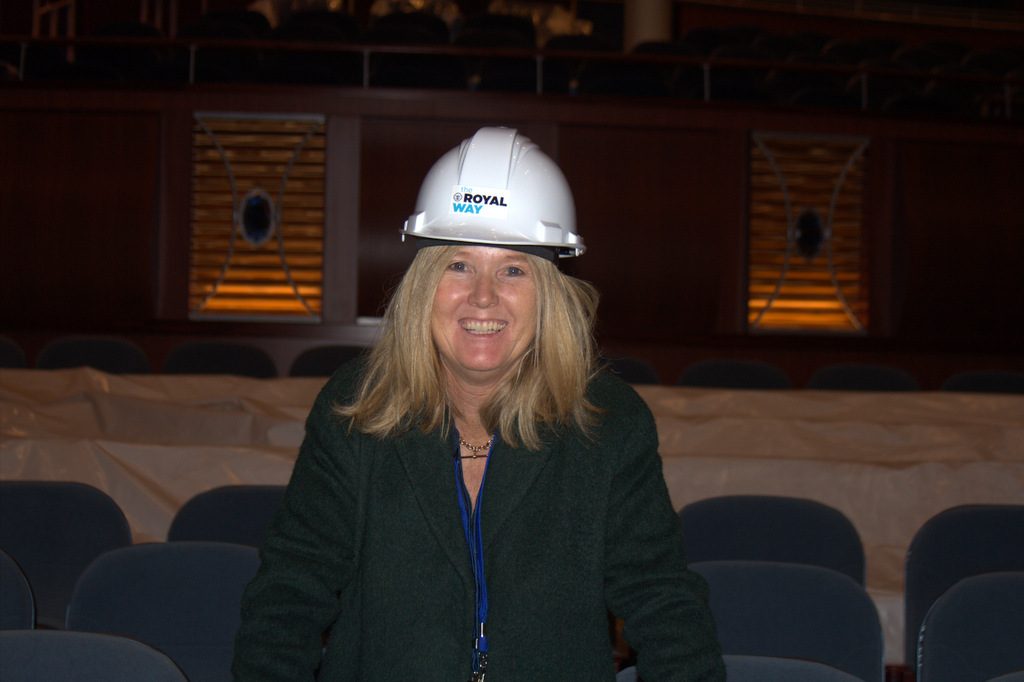 Mary McKenna from TourAmerica was on the shipyard visit