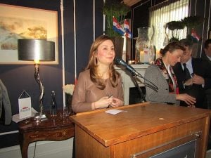 Jasenka Mandzuka, Zagreb Tourist Office, makes her presentation