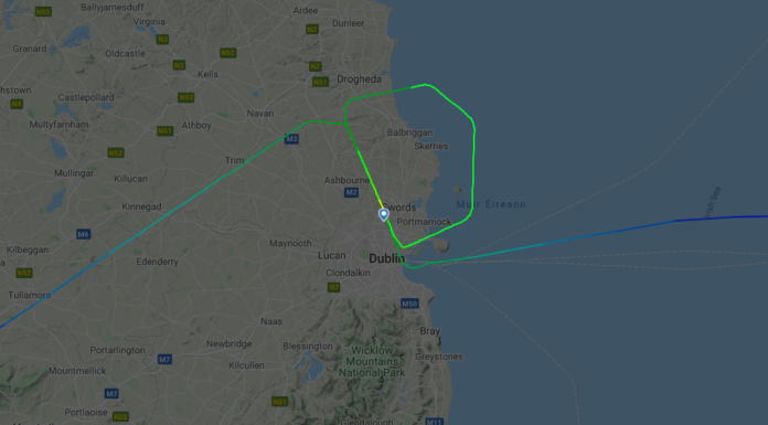 Storm Barra forces flight to divert to Amsterdam