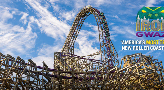 Iron Gwazi Coaster Awakes at Bush Gardens on March 11