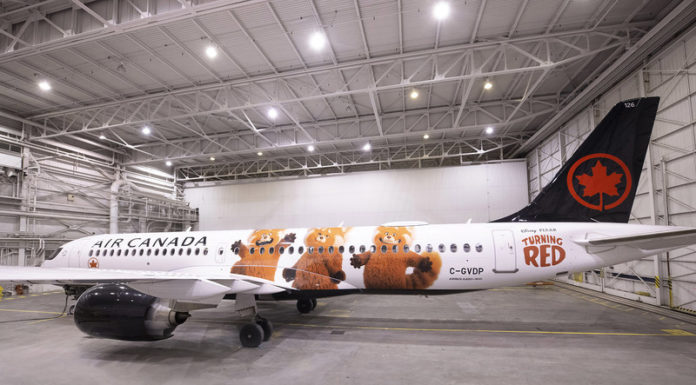Air Canada Celebrates Turning Red