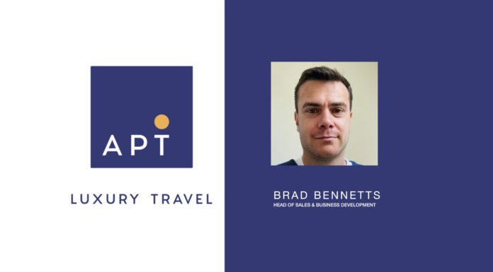 APT & Travelmarvel Appoint Brad Bennetts as Head of Sales & Business Development
