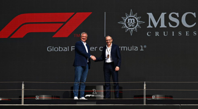 Formula 1 Announces MSC Cruises as a Global Partner