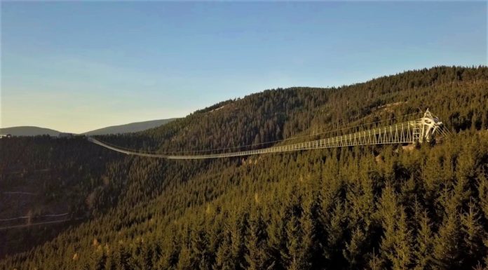 The World’s Largest Suspension Footbridge Opens in the Czech Republic Sky Bridge