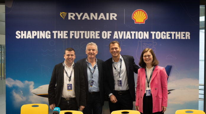 Ryanair Signs Sustainable Fuel Deal with Shell